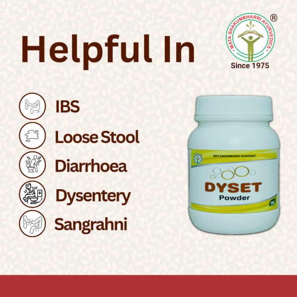 DYSET Powder - For Sangrahni, IBS & Diarrhoea - Image 2