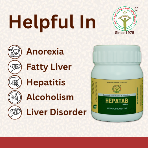 HEPATAB Tablets - For Fatty Liver,  Loss of appetite & Liver Diseases - Image 2