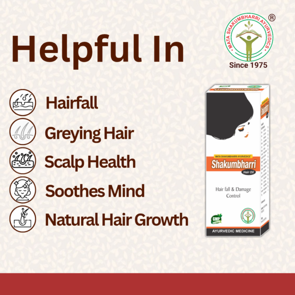 Shakumbharri Hair Oil - For Hairfall &  Scalp Health - Image 2